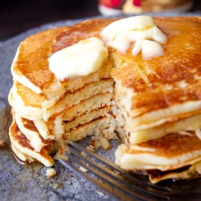 Fluffy buttermilk pancakes