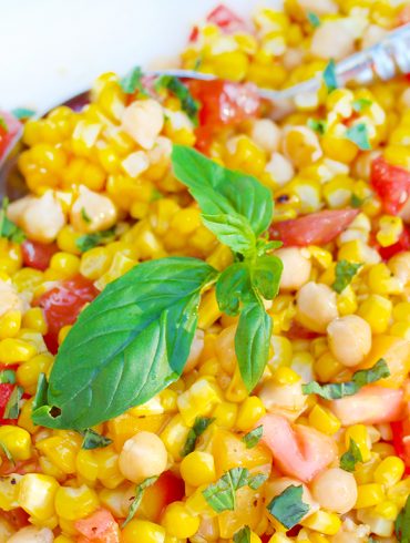 Corn and Chickpea Salad