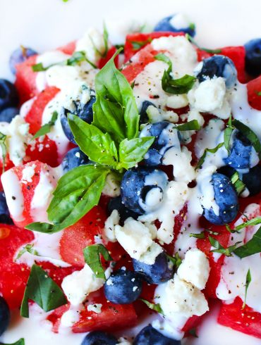 Watermelon Blue Cheese Salad