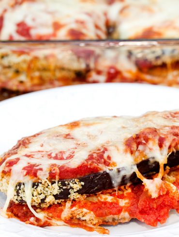 Lighter Eggplant Parmesan