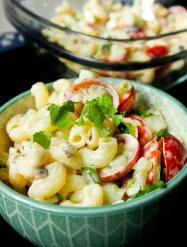 Mac Salad up close